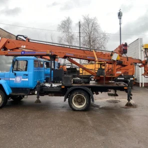 Автогидроподъемник ПСС-141.22Э на шасси ГАЗ-33086 самоходный  cтрелковый