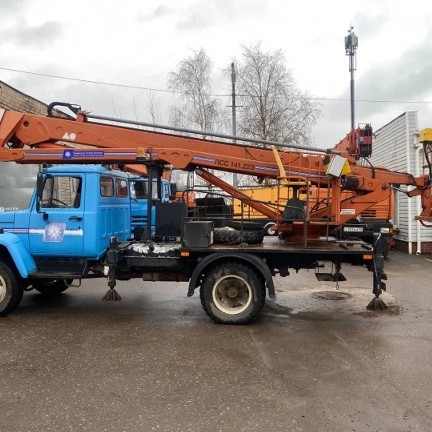 Автогидроподъемник ПСС-141.22Э на шасси ГАЗ-33086 самоходный  cтрелковый